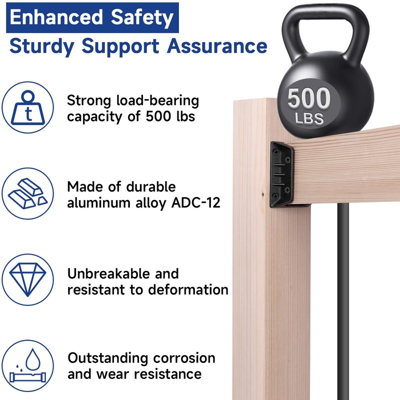 Steel DN Mate 6 Pack ADC-12 Aluminum Deck Railing Bracket