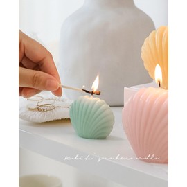 SENCCO Silicone Candle Molds, 3D Silicone Molds for Candle Making, Odorless, Colorless, BPA Free, Silicone Molds for Candle, Wax, Resin, soap, Clay, Chocolate etc