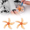Briny River 4 Pcs Orange 5 Blade Drone Propeller with