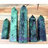 4-5 Large Natural Ruby Zoisite Obelisk Tower Point Crystal Energy