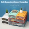 PATIKIL Small Stackable Storage Drawers, Stacking Drawers Mini Desk Bathroom