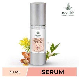 Neolith Argan Oil Over Night Face Serum || Anti Aging Face Serum for skin collagen boosting and skin tightening | 94% Organic, No Paraben, No Phthalates, No Silicon, No Mineral oil