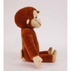 NHK Curious George Seated Plush Doll, 11.8in (30cm) tall when