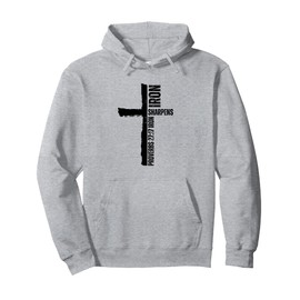 Iron Sharpens Iron Christian faith workout gym cross Pullover Hoodie