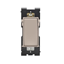 Leviton RE153-CA Renu Switch for 3-Way Applications, 15A-120/277VAC, Café Latte