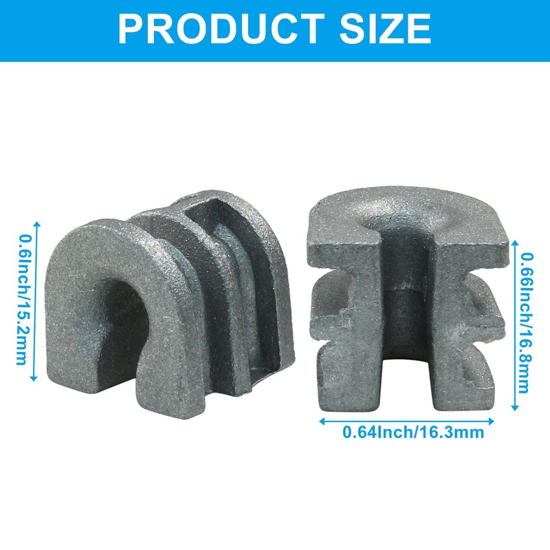 Zorveiio 20 Pcs Replacement Trimmer Head Eyelet Sleeves, Replacement Weed