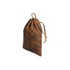 Leather Drawstring Pouch multipurpose Medieval coin waist bag, Vintage Brown,
