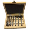 Drill America 7 Piece Forstner Drill Bit Set (1/4", 3/8",