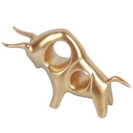 Bull Sculpture Ornaments Exquisite Details Smoother Lines Lucky Home Decorations for Living Rooms Study Rooms Offices