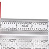 T Rule Stainless Steel Silver Scribing Ruler Woodworking Measuring Tool