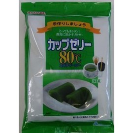 Kantenpapa Cup Jelly Eighty Matcha, 17.6 oz (500 g) (6 servings x 5 bags)