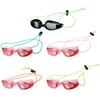 Frienda 10 Sets Goggle Bungee Straps for Swim,Adjustable Replacement Bungee