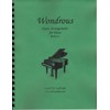 Church Hymn Arrangements for Piano WONDROUS Offertory Worship Book #21
