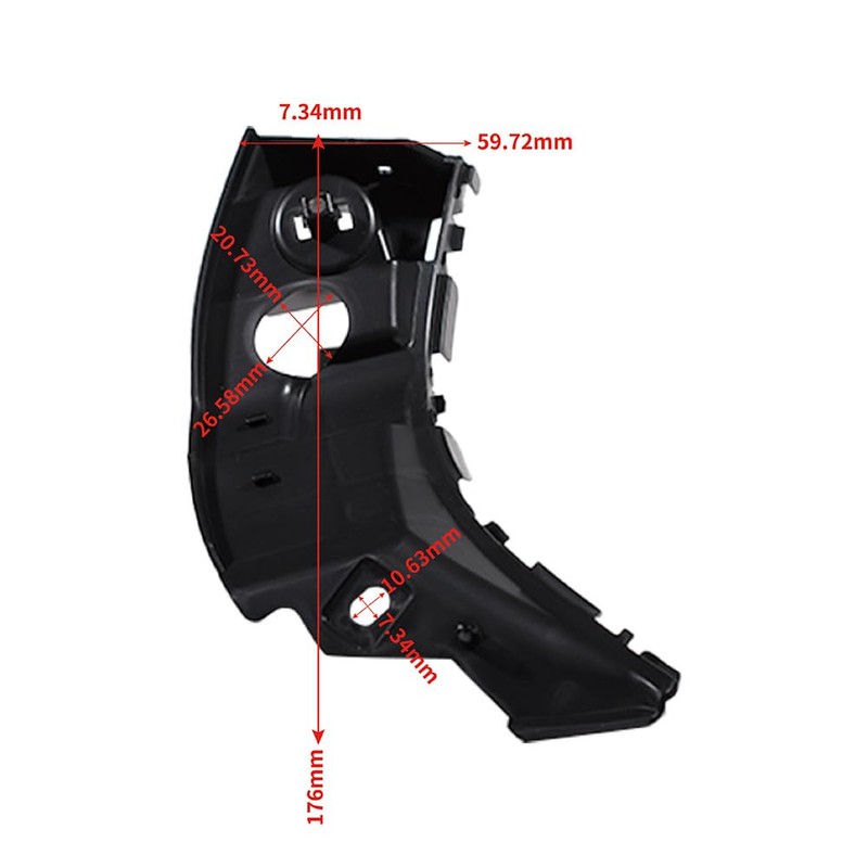 Left Front Bumper to Wing Support Bracket Compatible with Peugeot