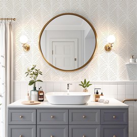 Safiyya Peel and Stick Wallpaper Boho Contact Paper 17.3"x78.7" Beige Modern Wall Paper Self Adhesive Removable Wallpaper for Bedroom Vinyl Rolls