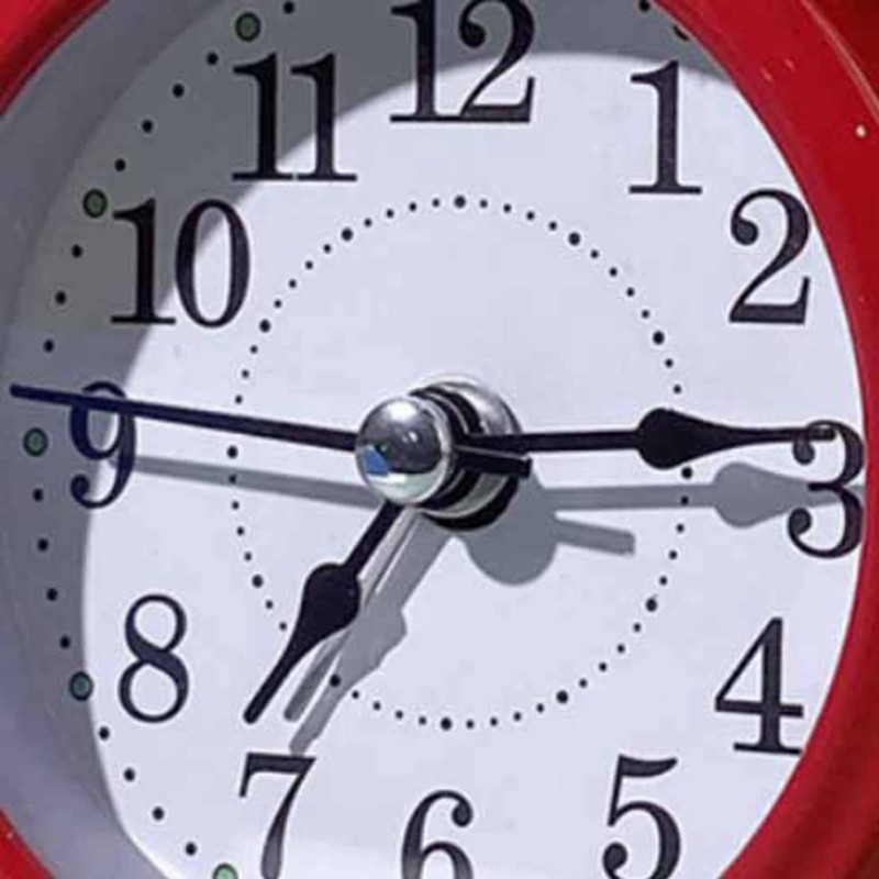 Bedside Alarm Clock, Twin Bell Alarm Clock Soft Backlight Intuitive