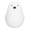 LED Night Light Cartoon White Bear Baby Pat Light USB