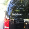 I used to be cool. - Bumper Sticker - 10.75"