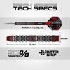 WINMAU Darts Cypher 22g 90% Tungsten Steel Tip Darts Set