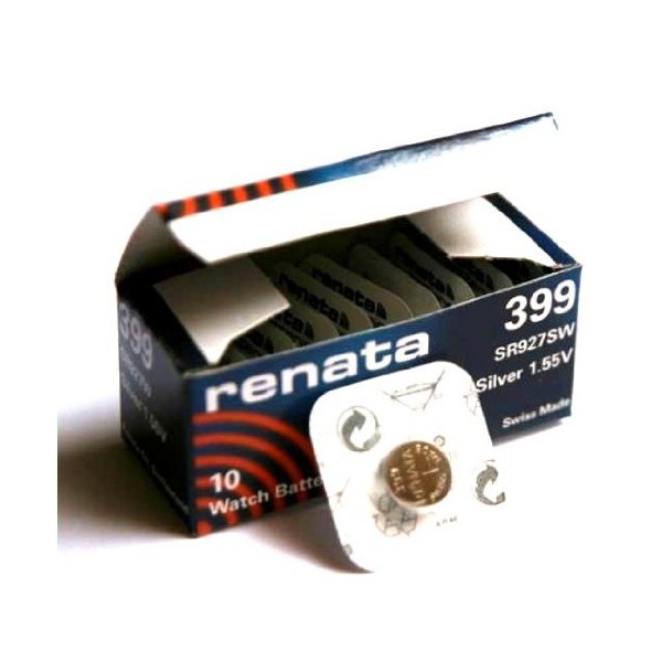 Renata 10 x 399 Swiss Made Lithium Coin Cell Battery