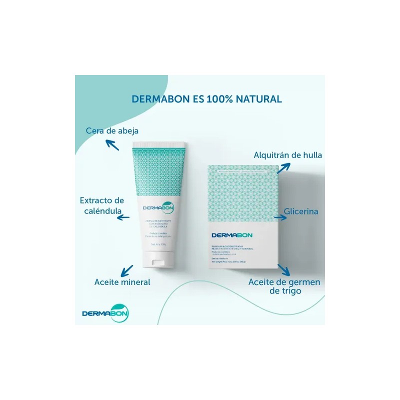 Kit De 3 Jabones Dermabon Y 3 Cremas Con Calendula