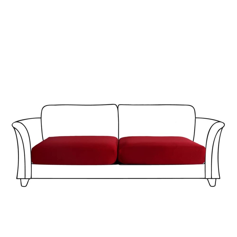 AURLOE Waterproof Sofa Slipcovers 2Pieces Stretch Couch Cover Furniture Protector