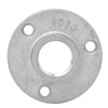 10PCS DN20 3-Holes Flange Base Pipe Fittings Aluminum Alloy Threaded