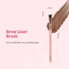 Boozyshop Pink &amp; Rose Gold Brow Liner Brush