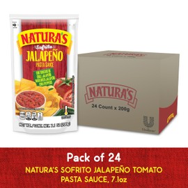Naturas Sofrito Jalapeno Tomato Pasta Sauce, 7.1oz (Pack of 24)