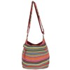 Sunsa Women's Shoulder Bag Woven Cotton Hobo Bag with Adjustable