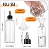 24 Pcs 3 oz Squeeze Applicator Bottles for Hair Oiling,