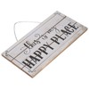 Decorative Wooden Sign Novel Waterproof Table Sign Hanging Decoration with