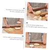 Ipetboom Head Wooden Rolling Pin Non Stick Dough Roller for