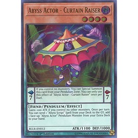 Abyss Actor - Curtain Raiser - BLLR-EN012 - Ultra Rare - 1st Edition