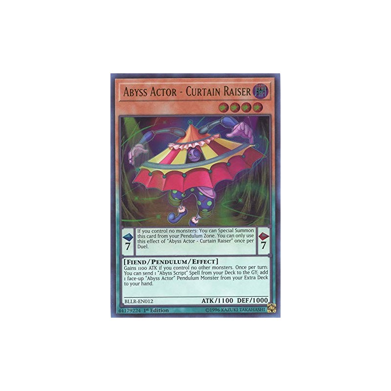 Abyss Actor - Curtain Raiser - BLLR-EN012 - Ultra Rare