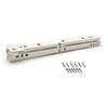 Roller Drawer Slides/Runners Bottom Fix Metal White L:500mm (1pair)