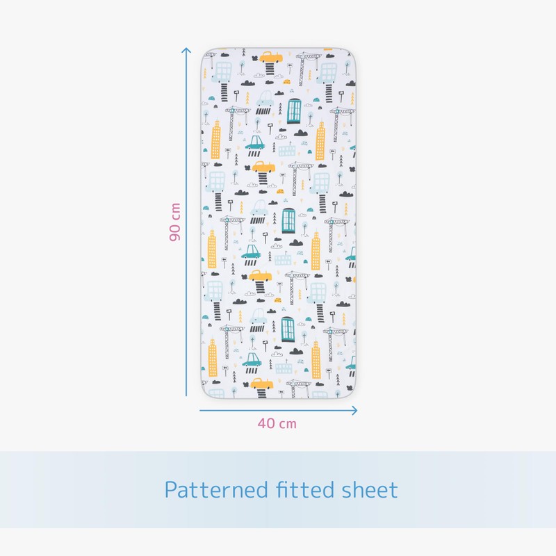 3 piece set Duvet Cover Pillowcase and Fitted Sheet for