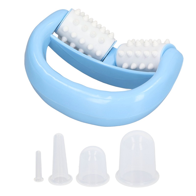 Facial Roller Silicone Cupping Device Detoxification Suction Cupping Cups Wheel