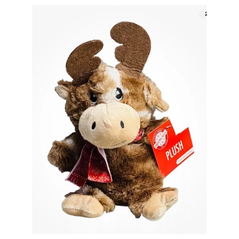 Unbranded Christmas House Christmas Plush Toy Reindeer Seasonal 7 In