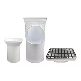 Fleximatic 2640 Coladera P/patio C/cubierta Acero Inoxidable