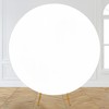 Spandex Round Arch Backdrop Cover 150cm White – Stretch-Fit Wrinkle-Resistant