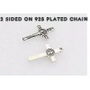 Fashion Jewelry ITALIAN JESUS CROSS CRUCIFIX FAITH Charm On 22"