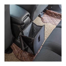 CGEAMDY Auto Mülleimer, Multifunktional Tragbarer Automülleinmer, Wasserdichter Auslaufsicherer Hängender Faltbarer Mülleimer Auto, Auto Zubehör Innenraum (22x14.5x22CM)