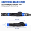 Left-Handed Golf Club Grip Trainer, Golf Club Training Aid for