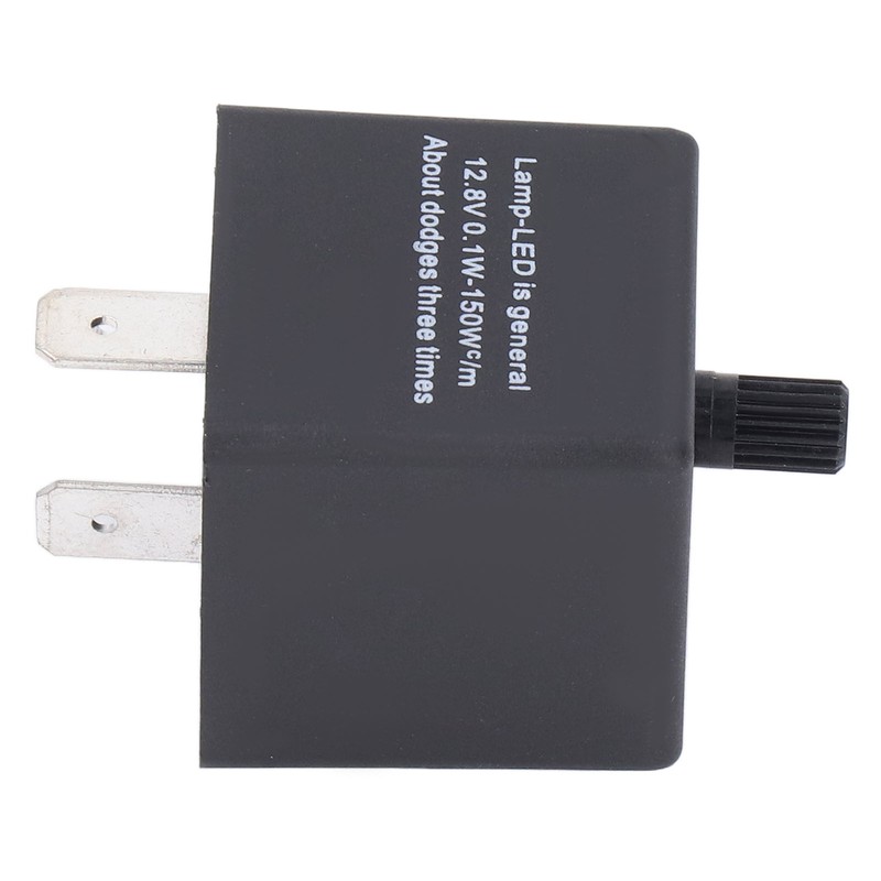 LED Flasher Relay Adjustable Frequency 3 Pin ABS Waterproof Module