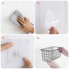 XINFULL 4 Pack Wire Storage Baskets Household Metal Wall-Mounted Containers