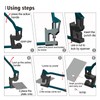 iGeelee Metal Stud Punch Set for 7/8", 1-1/8", 1-11/32" -
