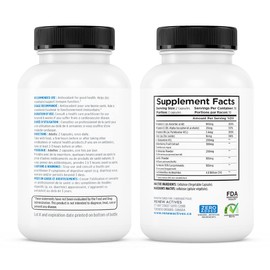 Renew Actives Wellness Support Supplement: Elderberry & Zinc Probiotic with Zinc, Vitamin C, and Turmeric - Antioxidant Vitamins to Boost Wellness - 60 Vegan Capsules (2 Packs). No Fillers, Binders or GMO's. Easy to Swallow Capsules!