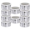 10 Rolls/5000 Labels,Suffocation Warning,Keep Away from Small Children,2" X 2"
