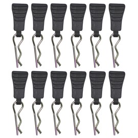 HAMILO RC Body Clip R Pin Plastic Model RC Set of 12